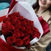 Букет 25 роз 60 см