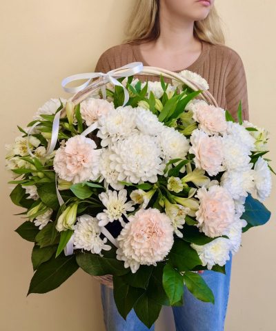 букет в корзине доставка цветов мытищи