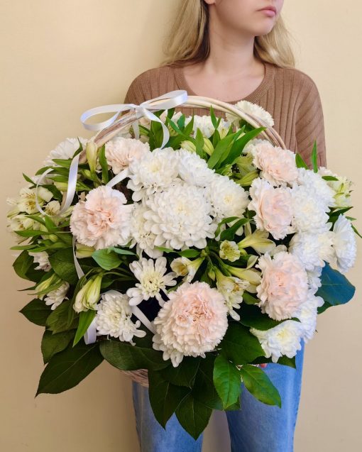 букет в корзине доставка цветов мытищи