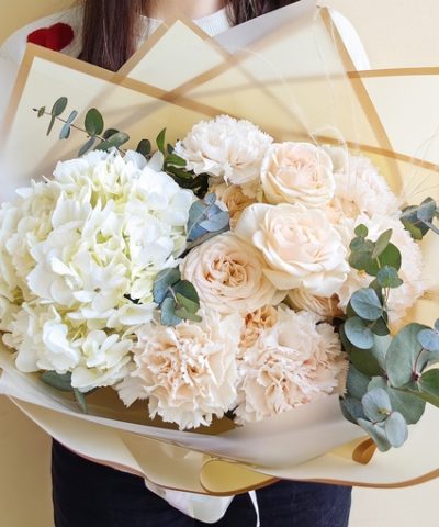 букет в нежных тонах