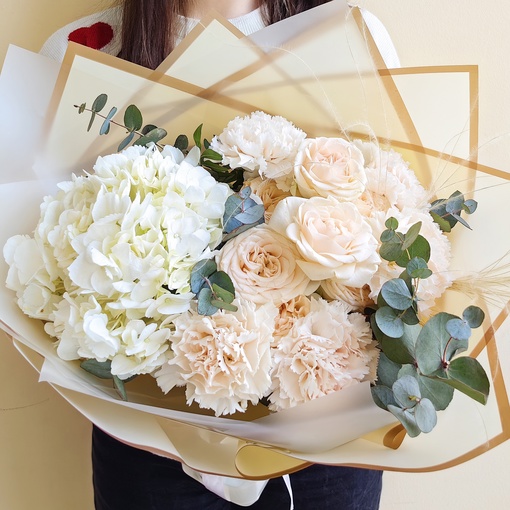 букет в нежных тонах