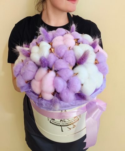 букет в коробке