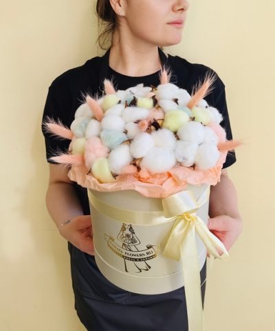 букет в коробке