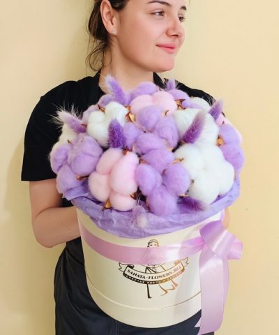 букет в коробке