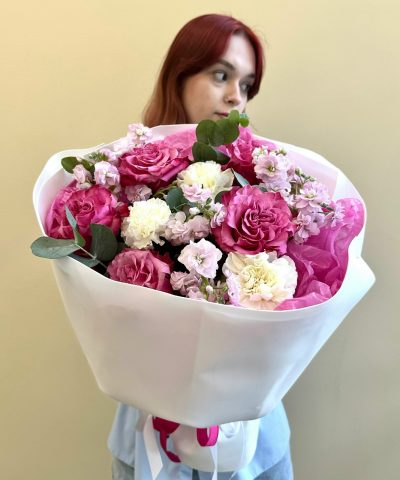 Букет «розовый флер»