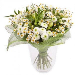 Букет с ромашками 23