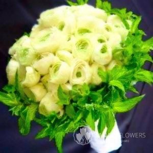 Белые ранункулюсы